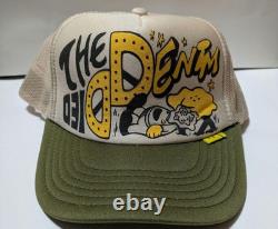 KAPITAL Truck Cap THE Denim Died Mesh khaki × White Men One Size New Unused