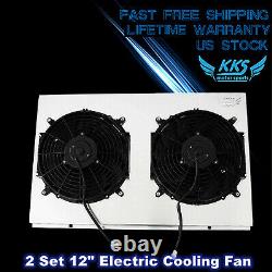 KKS Radiator Shroud 12 Fan For 67-72 Chevy GMC C10 C20 C30 K10 K20 Pickup Truck