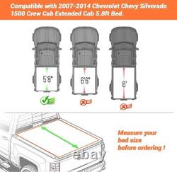KUAFU Truck Bed Rail Caps Cover Compatible with 2007-2014 Chevrolet Chevy