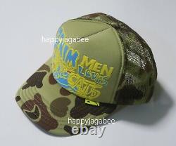 Kapital Capital Denim Men Loves Cats Camouflage Truck Mesh Cap From Japan New