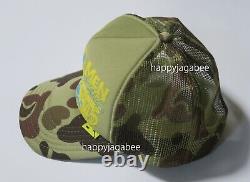 Kapital Capital Denim Men Loves Cats Camouflage Truck Mesh Cap From Japan New