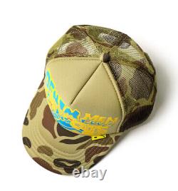 Kapital Capital Denim Men Loves Cats Camouflage Truck Mesh Cap From Japan New