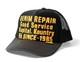 Kapital Denim Repair Service Pt Truck Cap Hat Trucker Black Gray