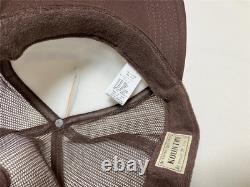 Kapital DENIM REPAIR SERVICE PT truck cap hat trucker ecru brown