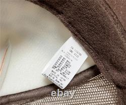 Kapital DENIM REPAIR SERVICE PT truck cap hat trucker ecru brown
