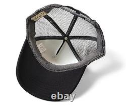 Kapital DENIM REPAIR SERVICE PT truck cap hat trucker gray black
