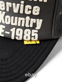 Kapital DENIM REPAIR SERVICE PT truck cap hat trucker gray black