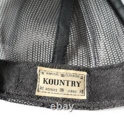 Kapital DENIM REPAIR SERVICE PT truck cap hat trucker gray black