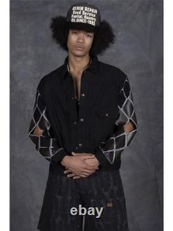 Kapital DENIM REPAIR SERVICE PT truck cap hat trucker gray black