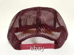 Kapital FREE WHEELIN truck cap hat trucker wine gold