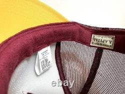 Kapital FREE WHEELIN truck cap hat trucker wine gold