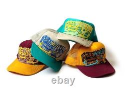 Kapital FREE WHEELIN truck cap hat trucker wine gold