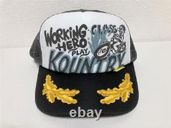 Kapital KOUNTRY racer trucker truck cap hat white gray