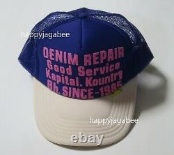 Kapital Kountry Denim Repair Truck Hat Mesh Cap Purple x Beige
