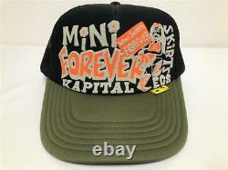Kapital LEGS MiNi SKiRTs FOREVER truck cap hat trucker black khaki