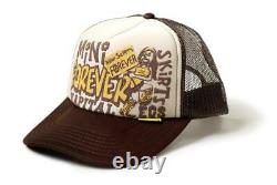 Kapital LEGS MiNi SKiRTs FOREVER truck cap hat trucker cream brown