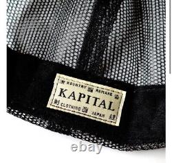 Kapital LEGS MiNi SKiRTs FOREVER truck cap hat trucker khaki black