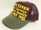 Kapital Kountry Denim Repair Service Pt 2tone Truck Cap Hat Trucker Khaki Enji