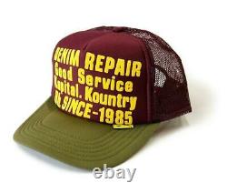 Kapital kountry DENIM REPAIR SERVICE PT 2TONE truck cap hat trucker khaki enji
