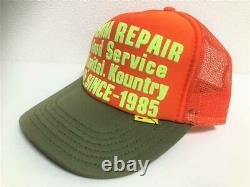 Kapital kountry DENIM REPAIR SERVICE PT 2TONE truck cap hat trucker orange khaki