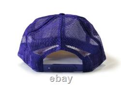 Kapital kountry DENIM REPAIR SERVICE PT 2TONE truck cap hat trucker purple natur