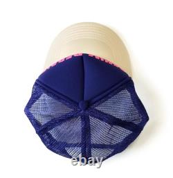 Kapital kountry DENIM REPAIR SERVICE PT 2TONE truck cap hat trucker purple natur