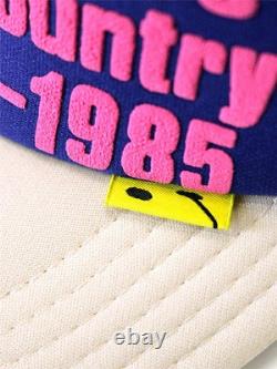 Kapital kountry DENIM REPAIR SERVICE PT 2TONE truck cap hat trucker purple natur