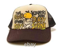 Kapital kountry Dirty Shrink truck cap hat trucker beige brown