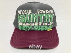 Kapital kountry Dirty Shrink truck cap hat trucker charcoal red
