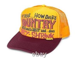 Kapital kountry Dirty Shrink truck cap hat trucker gold red
