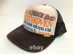 Kapital kountry love&peace beethoven truck cap hat trucker brand new brown kinar