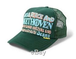 Kapital kountry love&peace beethoven truck cap hat trucker brand new green