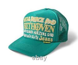 Kapital kountry love&peace beethoven truck cap hat trucker brand new turquoise