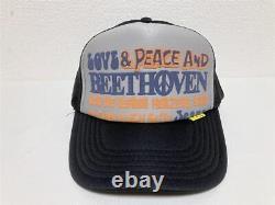 Kapital kountry love&peace beethoven truck cap hat trucker gray black