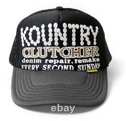 Kapital kountry pearl clutcher truck cap hat trucker black gray