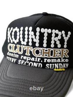 Kapital kountry pearl clutcher truck cap hat trucker black gray