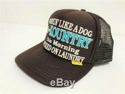 Kapital kountry woring puking pt truck cap mesh hat brown brand new