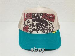 Kapital life kapriccio truck cap hat trucker beige green