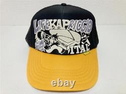 Kapital life kapriccio truck cap hat trucker black yellow
