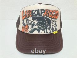 Kapital life kapriccio truck cap hat trucker brown beige
