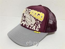 Kapital life kapriccio truck cap hat trucker wine gray