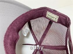 Kapital life kapriccio truck cap hat trucker wine gray