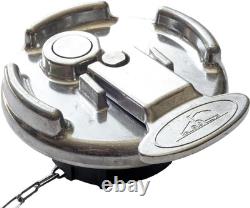 Keyed Alike Pair Diesel Fuel Caps Lever Style Aluminum for Peterbilt Trucks