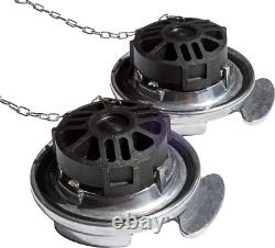 Keyed Alike Pair Locking Lever Style Diesel Fuel Caps for Peterbilt