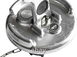 Keyed Alike Pair Locking Lever Style Diesel Fuel Caps for Peterbilt