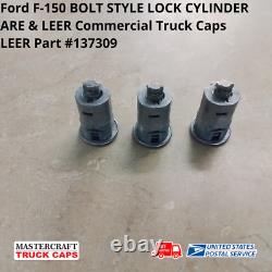 LEER/ARE Commercial Truck Cap BOLT LOCK CYLINDER FORD F-150 #137309 (SET OF 3)