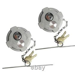 Locking 2 3/8 Fuel Cap Diesel Fuel Cap Compatible with Freightliner M2 Semi