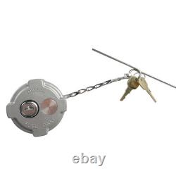 Locking 2 3/8 Fuel Cap Diesel Fuel Cap Compatible with Freightliner M2 Semi
