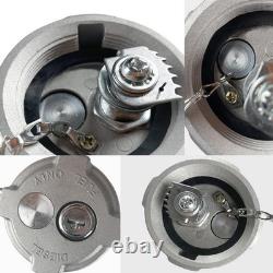 Locking 2 3/8 Fuel Cap Diesel Fuel Cap Compatible with Freightliner M2 Semi