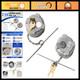 Locking Diesel Fuel Cap 2 1/4 For Ford Trucks, Reefer Trailers, 2pcs Replacemen